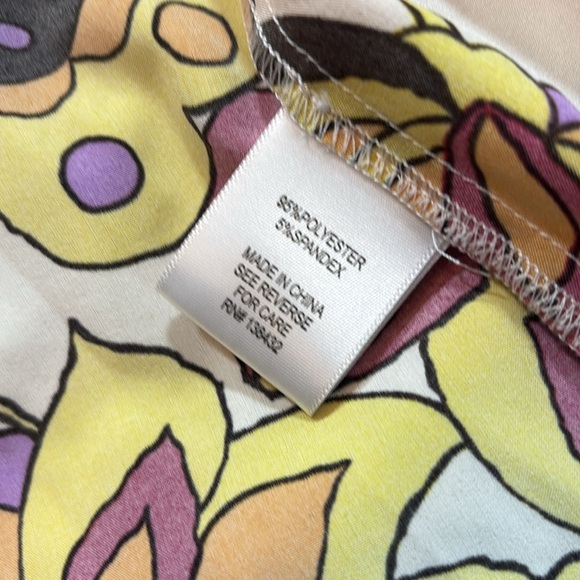 Modcloth Retro Floral Kimono Sz S/M - Picture 7 of 8